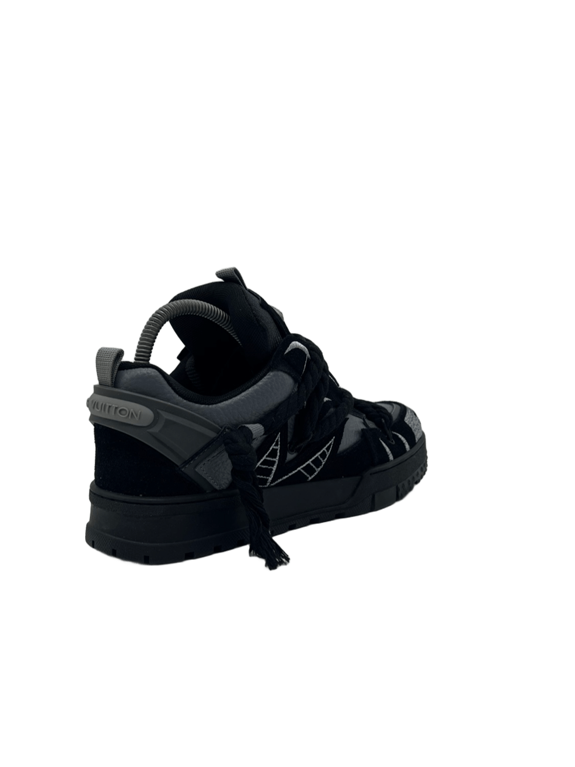 Lv Shoes Black X Grey