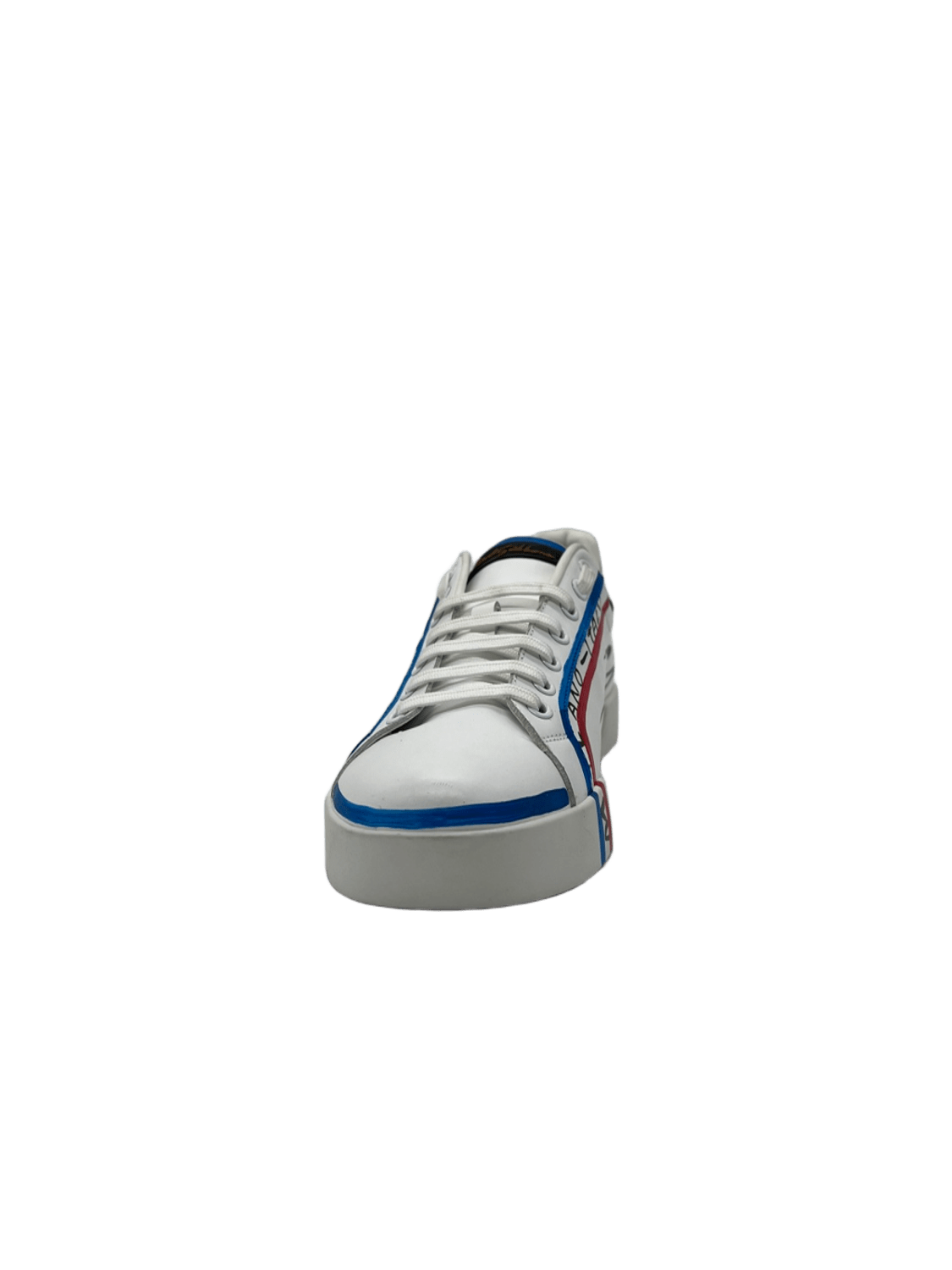 D&G Shoes In White X Red