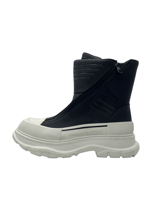 Alexander McQueen Boot In Black X White