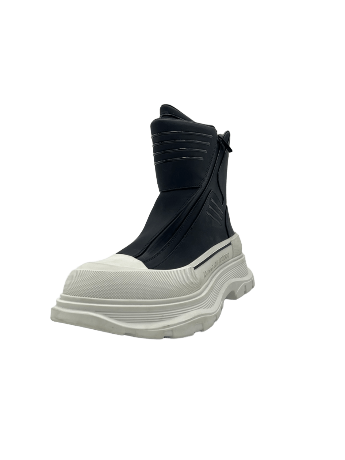 Alexander McQueen Boot In Black X White
