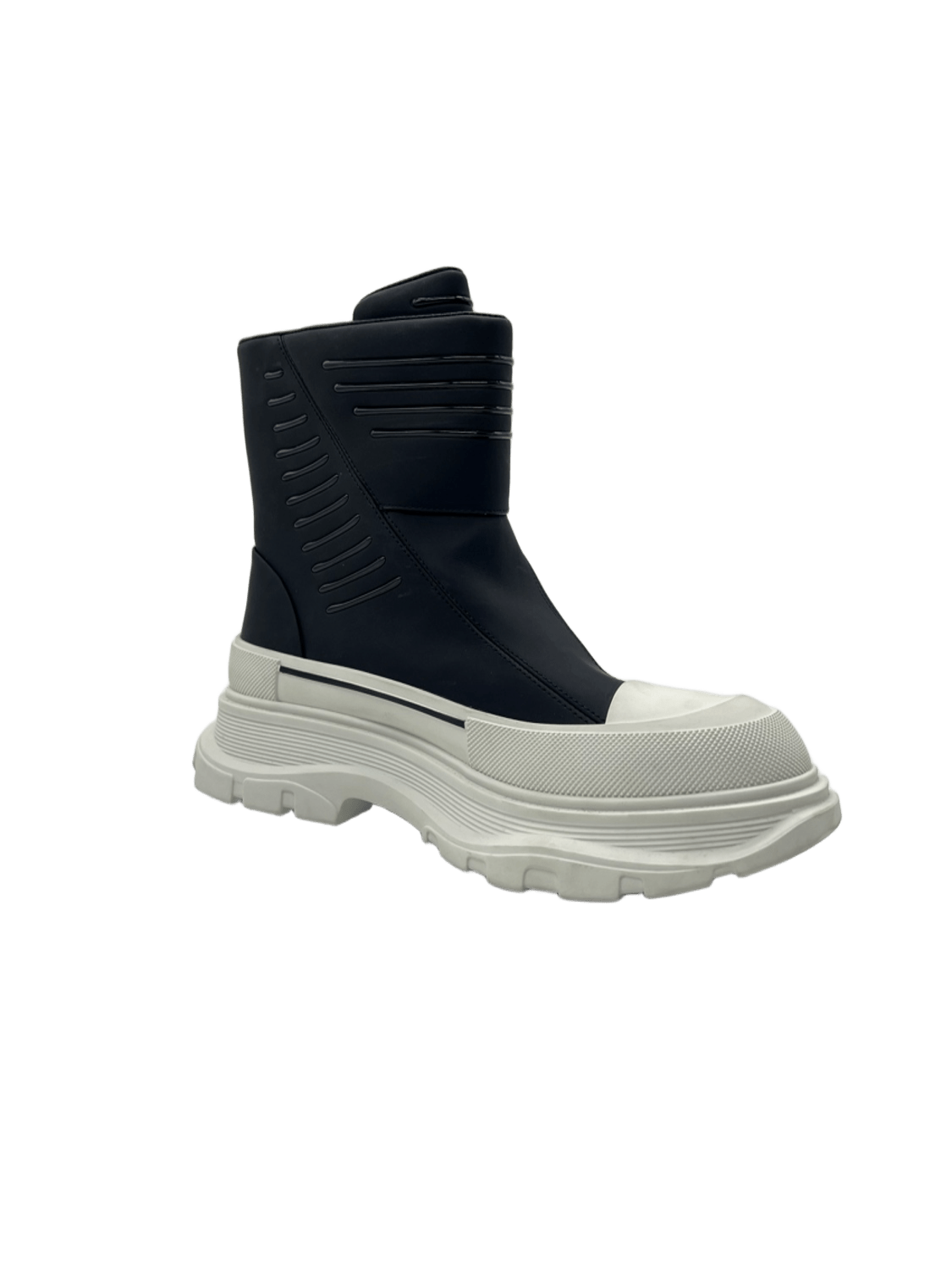 Alexander McQueen Boot In Black X White