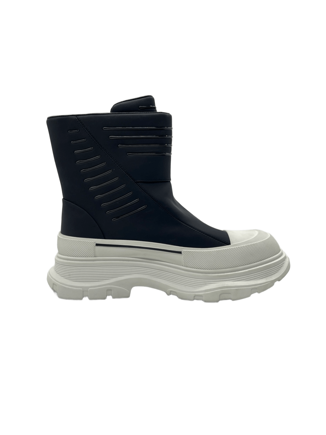 Alexander McQueen Boot In Black X White