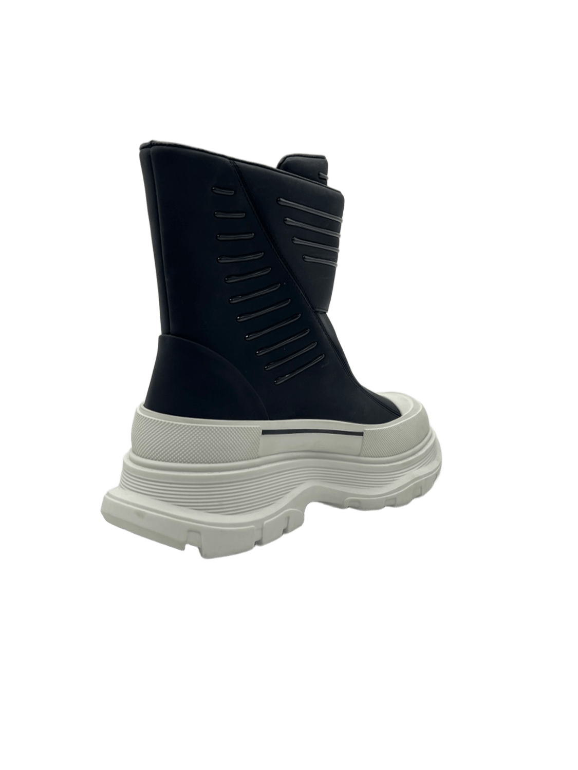 Alexander McQueen Boot In Black X White