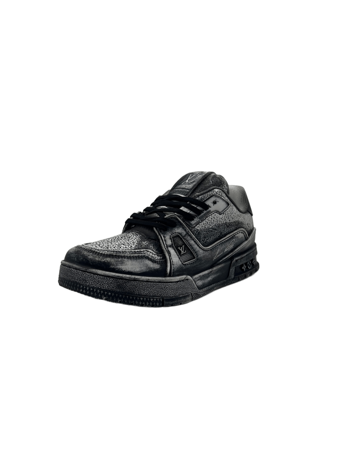 Lv Shoes In Dark Black