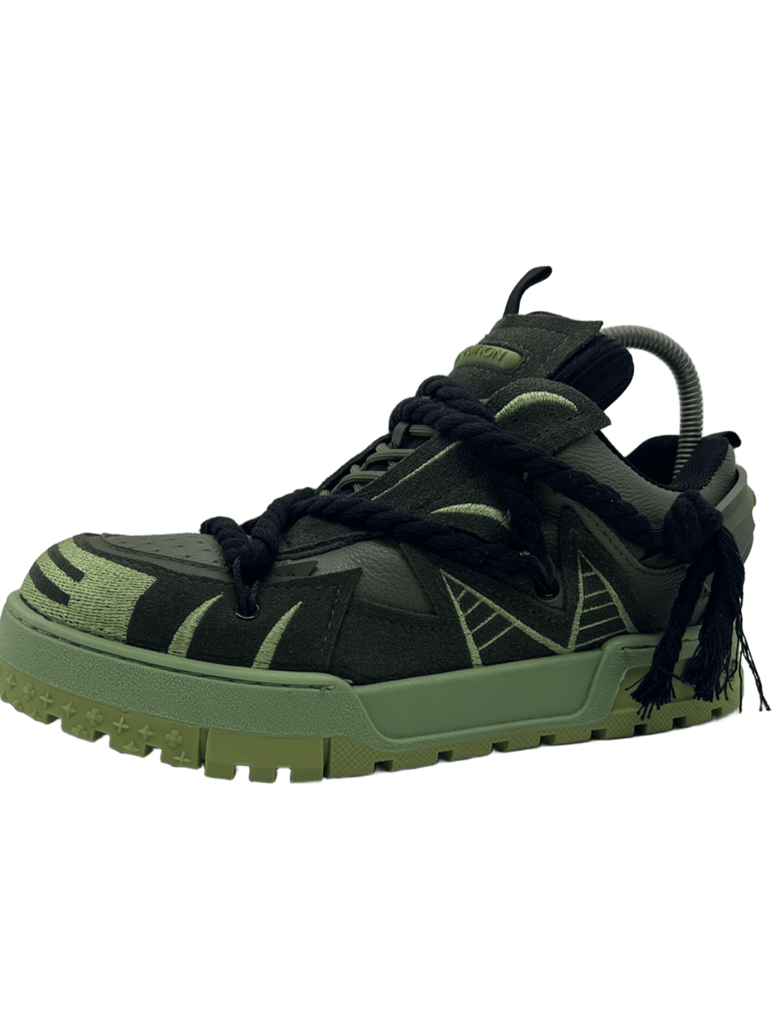 Lv Shoes In Black X Green