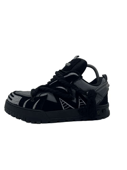 Lv Shoes Black X Grey
