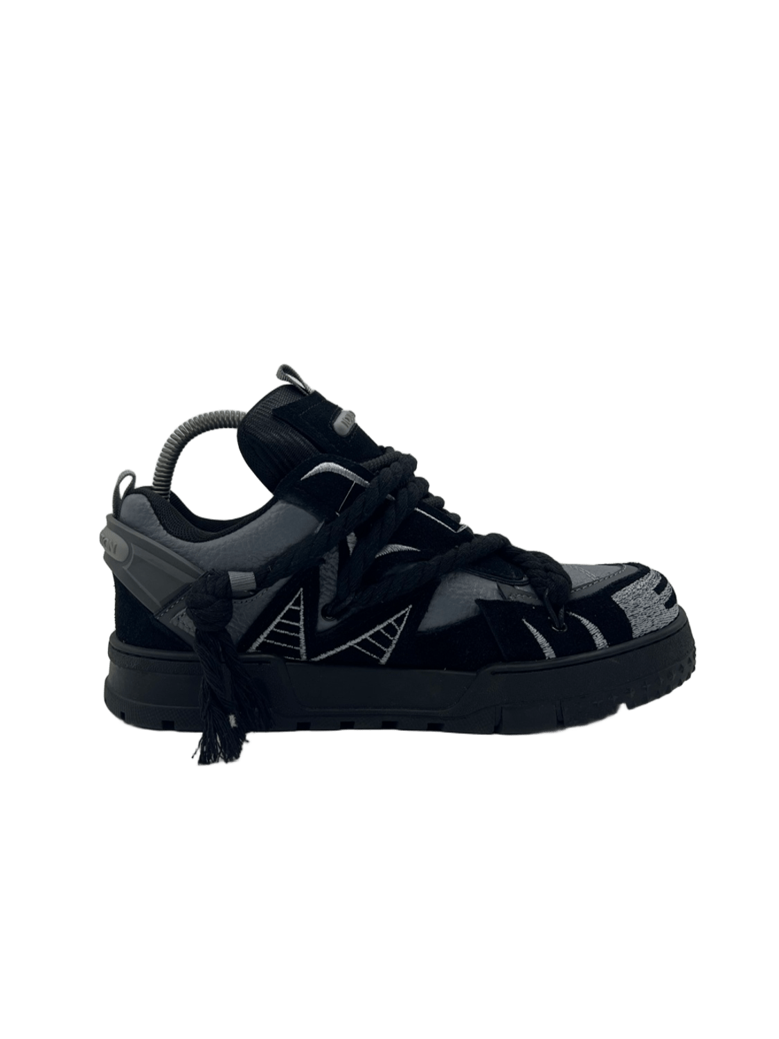Lv Shoes Black X Grey