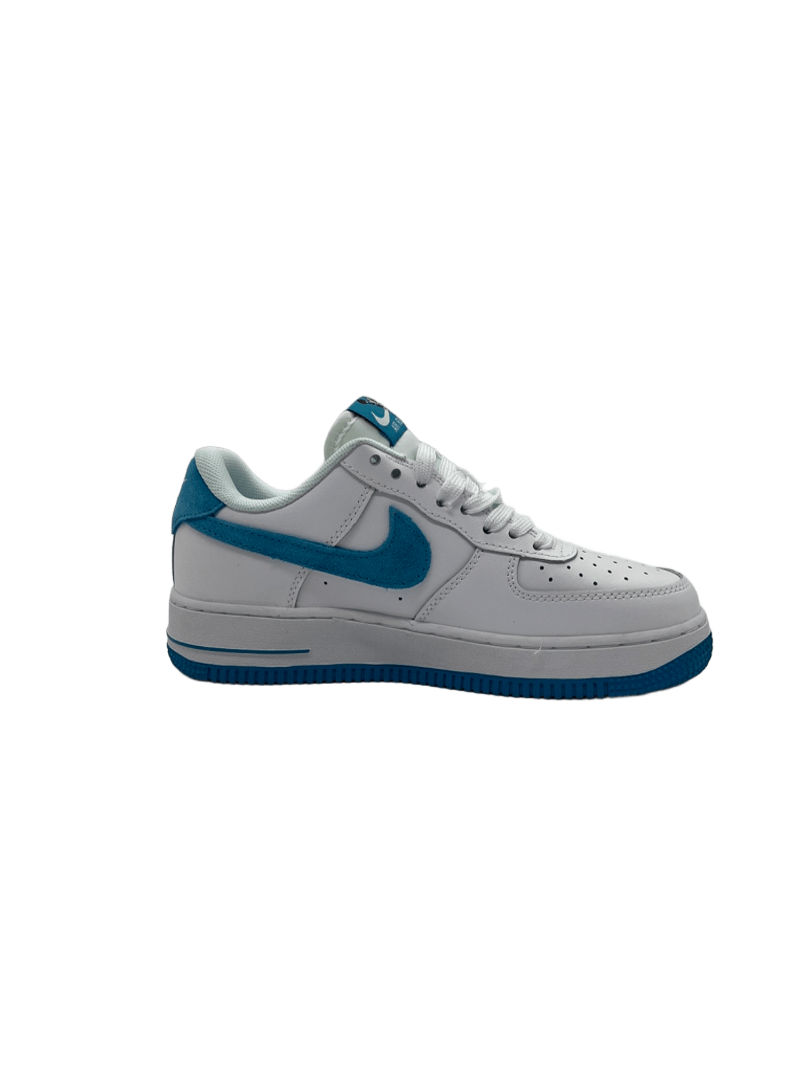 Nike Air Force In White X Blue