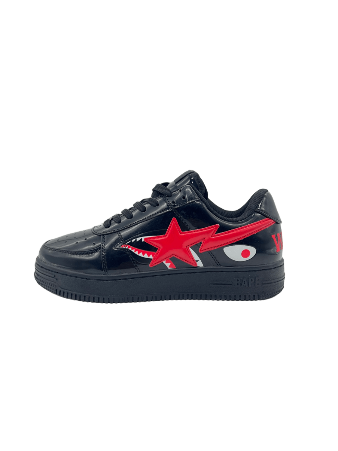 Air force Bapesta In Black and Red