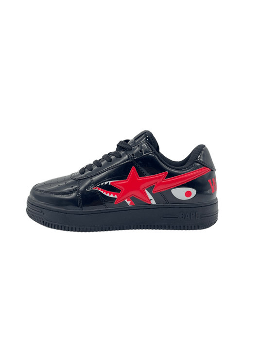 Air force Bapesta In Black and Red