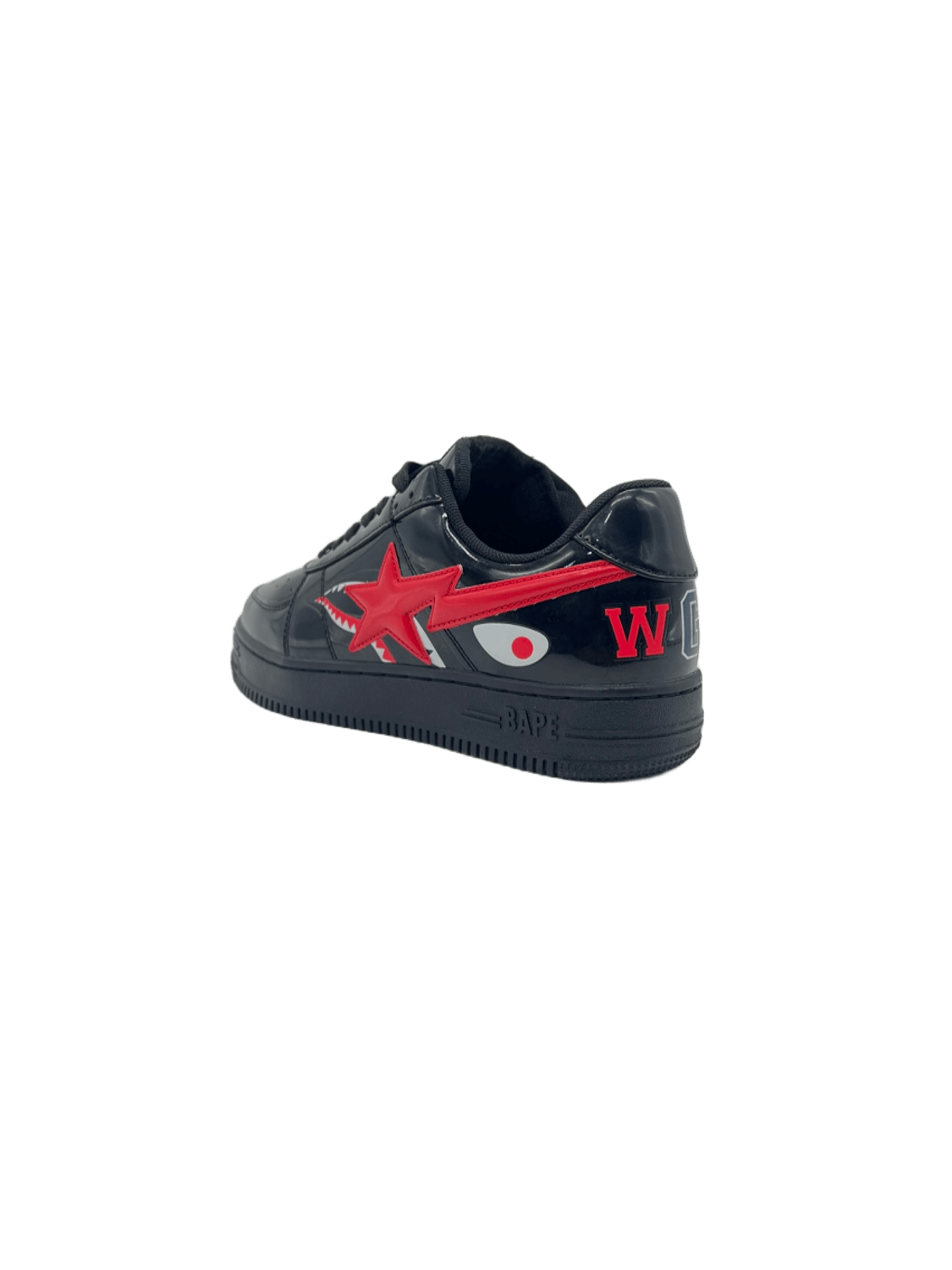 Air force Bapesta In Black and Red