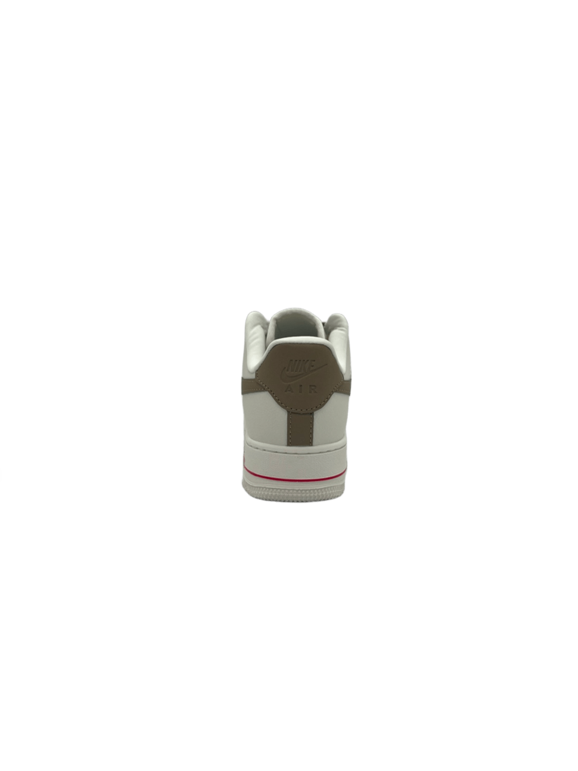 Nike Air Force1 In Off White / Brown