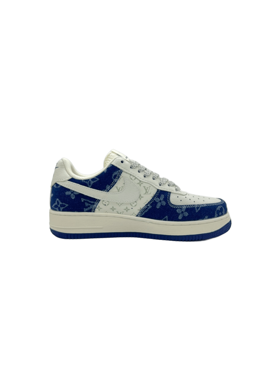Nike Air Force Louis Vuitton In Blue And White