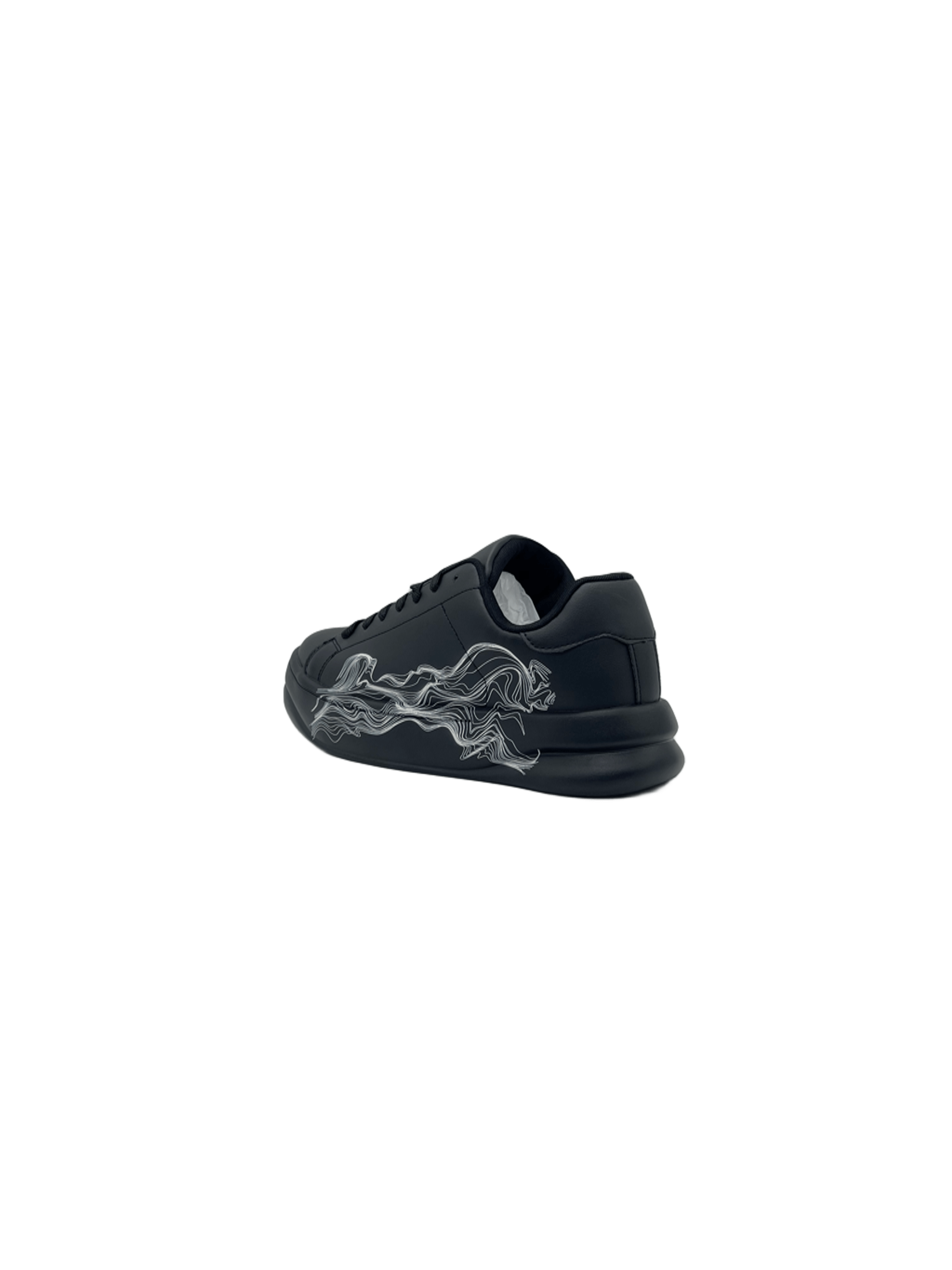 Zara Patterned Chunky Trainers Black